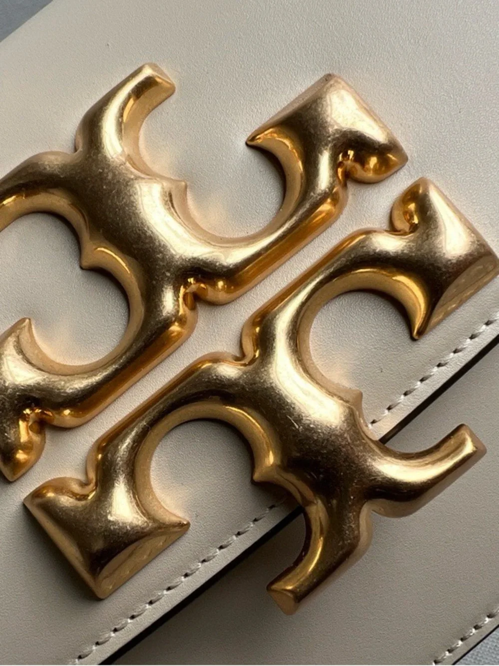 Tory Burch cream leather